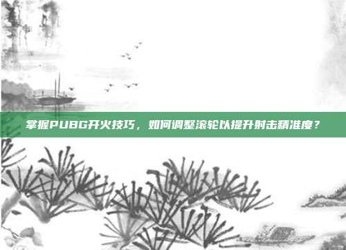 掌握PUBG开火技巧，如何调整滚轮以提升射击精准度？