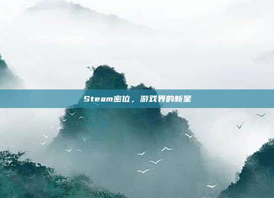 Steam密位，游戏界的新星