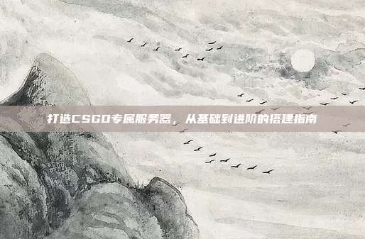 打造CSGO专属服务器，从基础到进阶的搭建指南