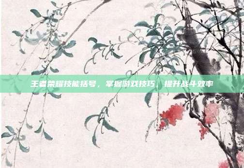 王者荣耀技能括号，掌握游戏技巧，提升战斗效率