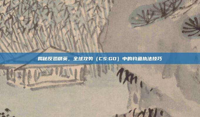 揭秘反恐精英，全球攻势（CS:GO）中的钓鱼执法技巧