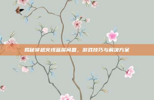 揭秘穿越火线蓝屏问题,游戏技巧与解决方案