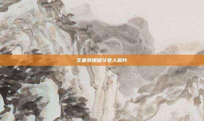 王者荣耀留守老人图片