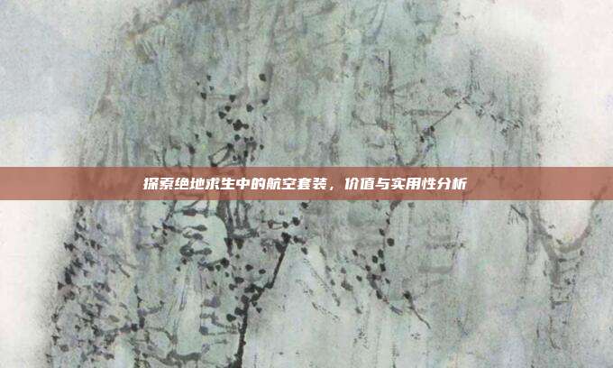 探索绝地求生中的航空套装，价值与实用性分析