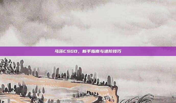 马莎CSGO，新手指南与进阶技巧