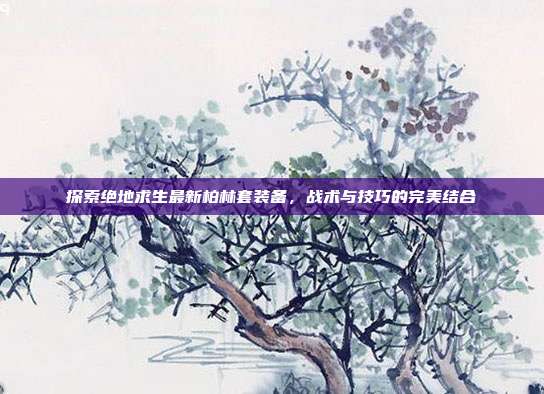 探索绝地求生最新柏林套装备，战术与技巧的完美结合