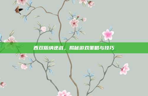 西双版纳逆战,揭秘游戏策略与技巧