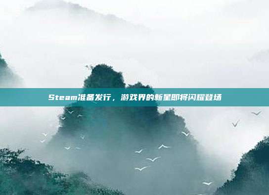 Steam准备发行，游戏界的新星即将闪耀登场