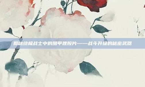 揭秘终极战士中的醋甲唑胺片——战斗升级的秘密武器
