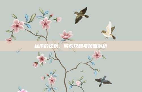 丝瓜的逆袭，游戏攻略与策略解析
