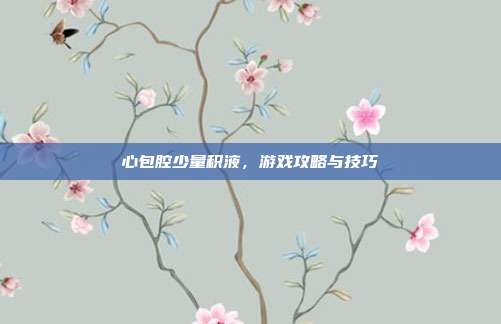 心包腔少量积液,游戏攻略与技巧