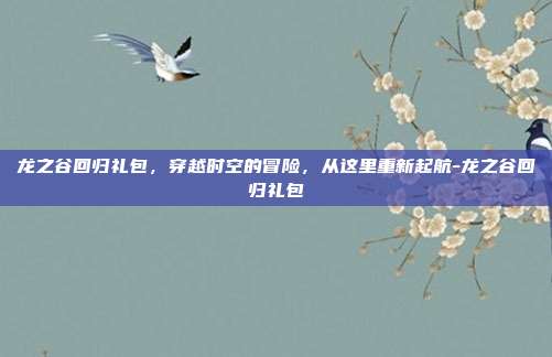 龙之谷回归礼包,穿越时空的冒险,从这里重新起航-龙之谷回归礼包