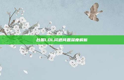 台服LOL闪退问题深度解析