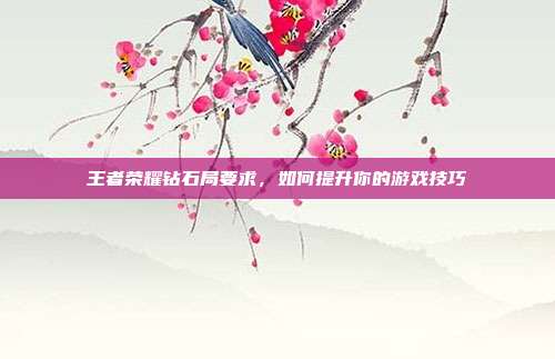 王者荣耀钻石局要求,如何提升你的游戏技巧
