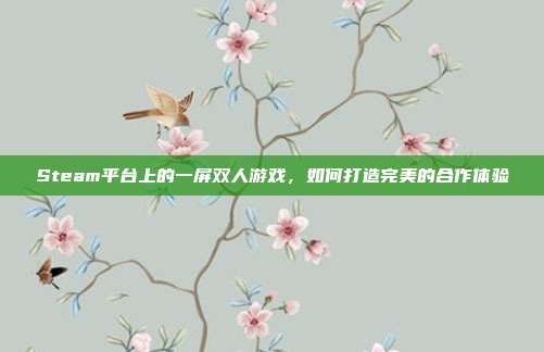 Steam平台上的一屏双人游戏,如何打造完美的合作体验