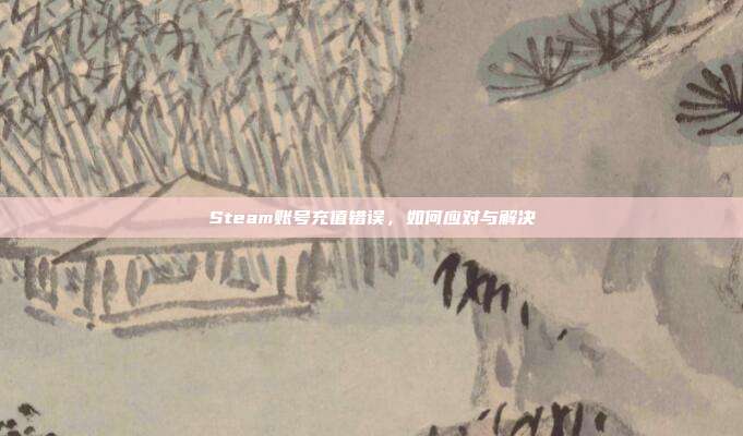 Steam账号充值错误，如何应对与解决
