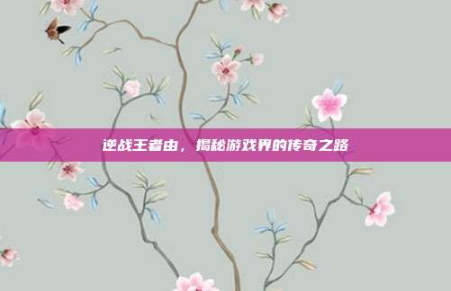 逆战王者由,揭秘游戏界的传奇之路