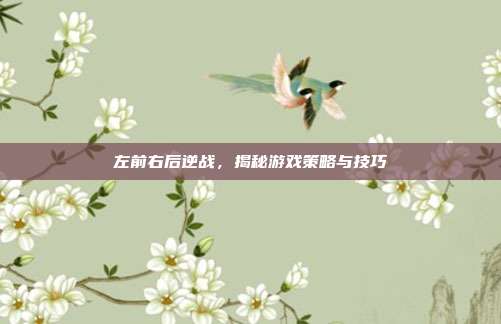 左前右后逆战,揭秘游戏策略与技巧