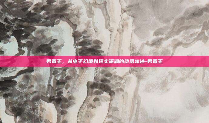 男毒王,从电子幻境到现实深渊的堕落轨迹-男毒王