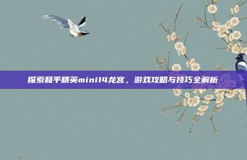 探索和平精英mini14龙宫，游戏攻略与技巧全解析