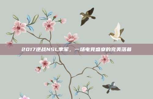2017逆战NSL季军,一场电竞盛宴的完美落幕