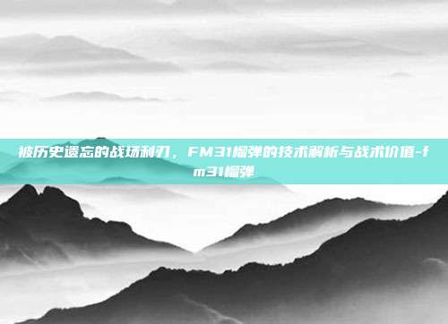 被历史遗忘的战场利刃，FM31榴弹的技术解析与战术价值-fm31榴弹