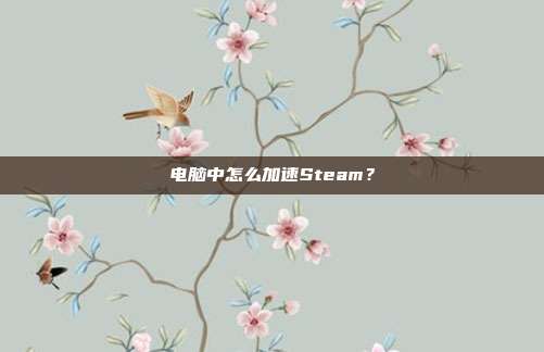 电脑中怎么加速Steam？