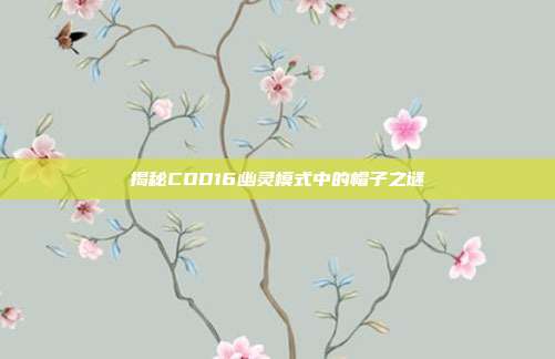 揭秘COD16幽灵模式中的帽子之谜