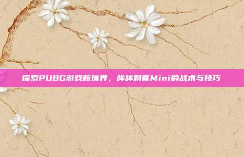 探索PUBG游戏新境界,哞哞刺客Mini的战术与技巧
