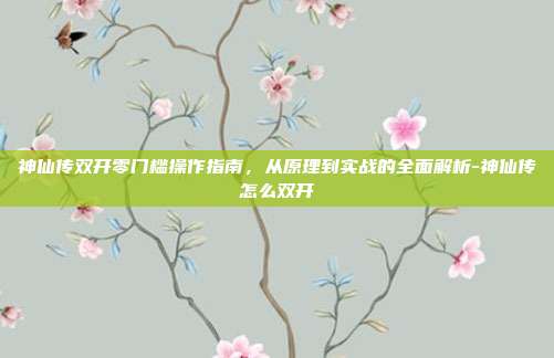 神仙传双开零门槛操作指南,从原理到实战的全面解析-神仙传怎么双开