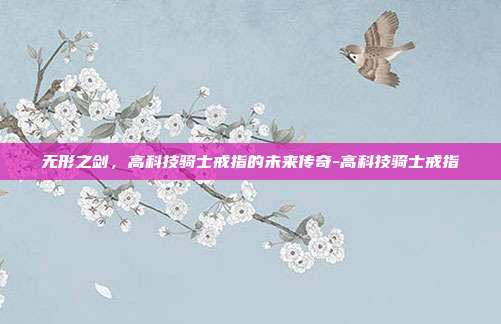 无形之剑,高科技骑士戒指的未来传奇-高科技骑士戒指