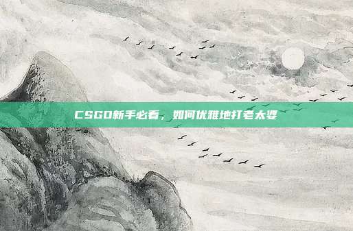 CSGO新手必看，如何优雅地打老太婆