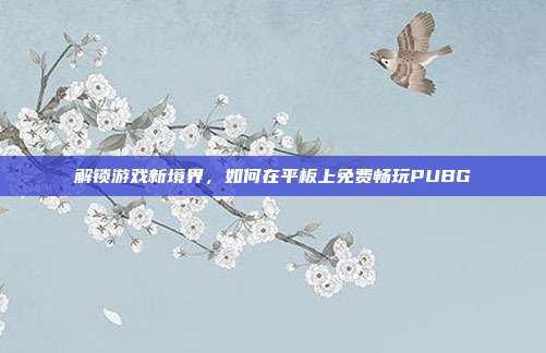 解锁游戏新境界，如何在平板上免费畅玩PUBG