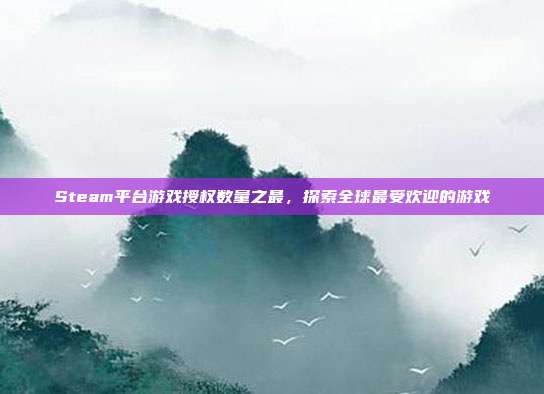 Steam平台游戏授权数量之最,探索全球最受欢迎的游戏