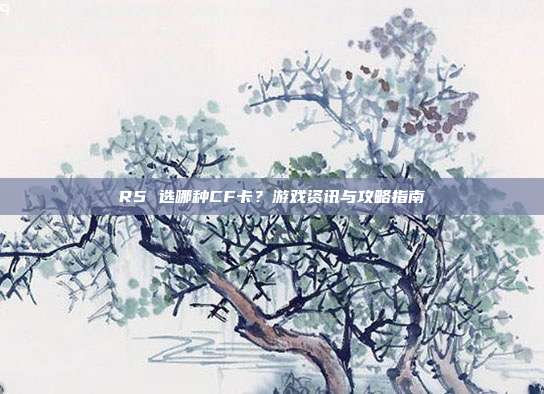 R5 选哪种CF卡？游戏资讯与攻略指南