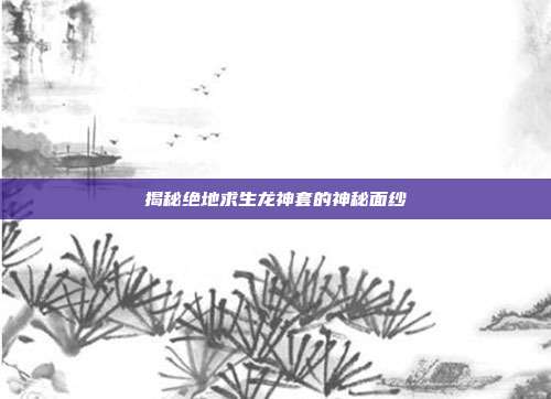 揭秘绝地求生龙神套的神秘面纱