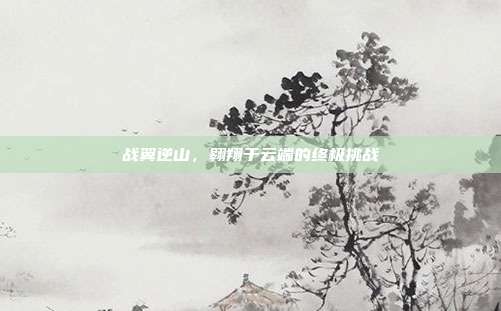 战翼逆山，翱翔于云端的终极挑战