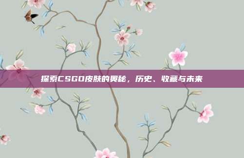 探索CSGO皮肤的奥秘，历史、收藏与未来