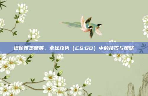 揭秘反恐精英,全球攻势(CS:GO)中的技巧与策略