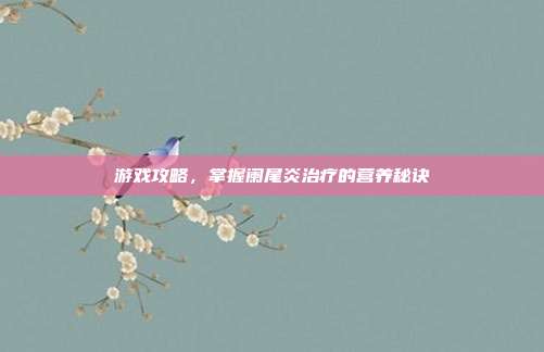 游戏攻略，掌握阑尾炎治疗的营养秘诀