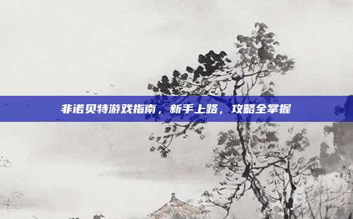 非诺贝特游戏指南，新手上路，攻略全掌握