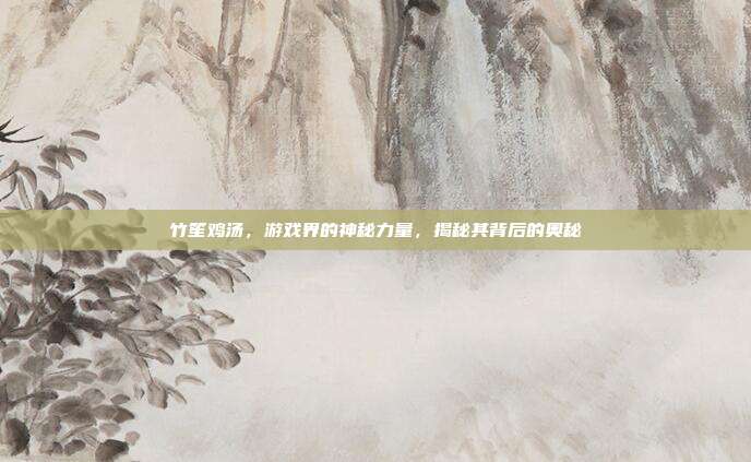 竹笙鸡汤，游戏界的神秘力量，揭秘其背后的奥秘