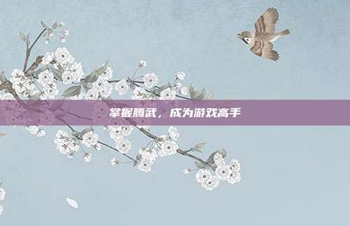 掌握腾武，成为游戏高手