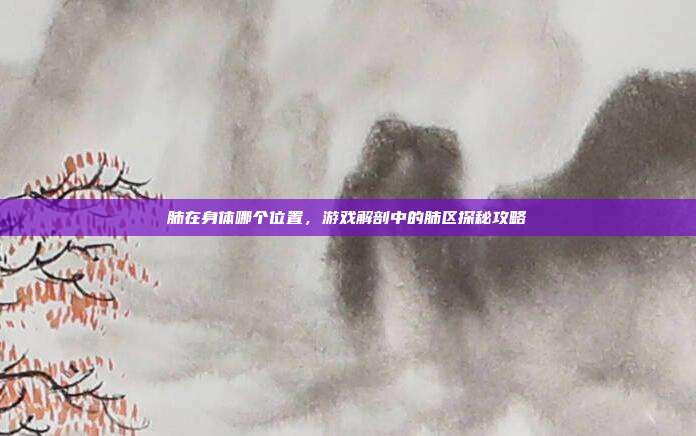 肺在身体哪个位置，游戏解剖中的肺区探秘攻略