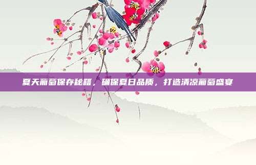 夏天葡萄保存秘籍，确保夏日品质，打造清凉葡萄盛宴