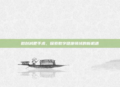 微创减肥手术，探索数字健康领域的新机遇