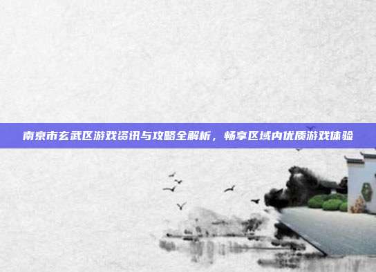 南京市玄武区游戏资讯与攻略全解析，畅享区域内优质游戏体验
