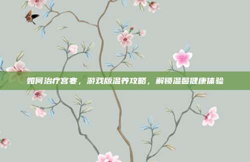 如何治疗宫寒，游戏版温养攻略，解锁温馨健康体验