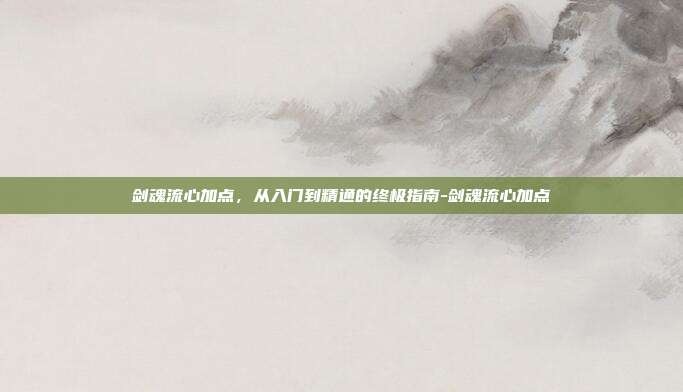 剑魂流心加点，从入门到精通的终极指南-剑魂流心加点