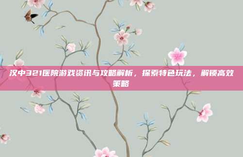 汉中321医院游戏资讯与攻略解析，探索特色玩法，解锁高效策略